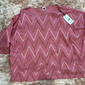 Missoni Ladies M Zig Zag Pattern Pink